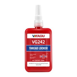 VIKAGU 242 Blue Medium Strength Removable Thread Locker - 8.45 Oz/250ml High Cost-Performance Ratio - Thread Glue for Screws -Anaerobic Blue Locktight- Thread Lock for Bolts,Nuts