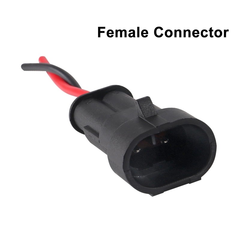 8 Pair 2 Pin Connector Waterproof Electrical 2 Pin Plug