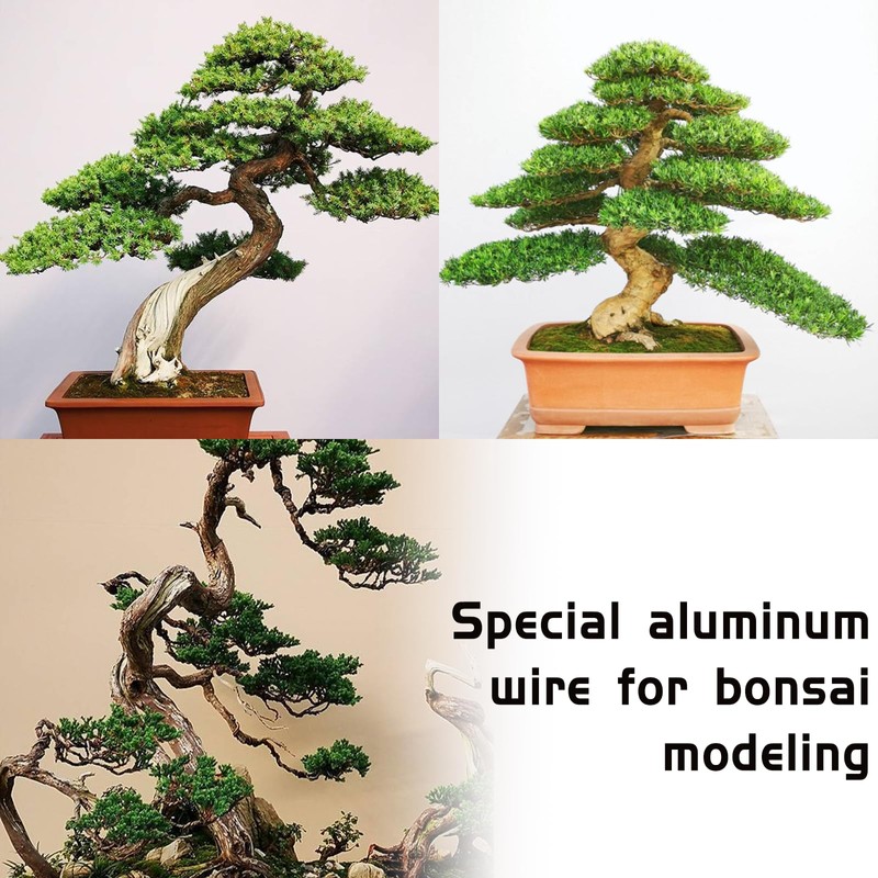 Bonsai Wire 2 Roll Black 1.5mm Aluminum Bonsai Training Wire
