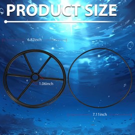 271148 Diverter Spider Gasket and 271151 O-Ring Replacement for Pentair PacFab and Top Mount Pool/Spa Multiport Valve