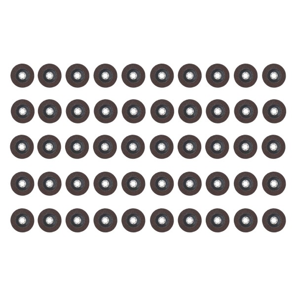 findmall 50 Pcs 4-1/2"×7/8" 80 Grit Premium Zirconia Flap Disc