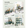 SONGMICS Cabinet Organizer Shelf, Set of 3 Kitchen Counter Shelves,