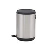 Design Trend Small Round Stainless Steel Step Trash Can with