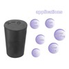 sourcing map Rubber Tapered Plug 13mm to 17mm Solid Test