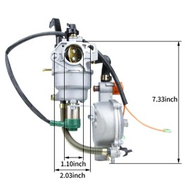 KELKONG GX390 LPG/NG Generator Carburetor Dual Fuel Conversion Kit for Predator 8500 8750 7000 9000 188F 190F Generator Replace for Honda GX270 GX340 389cc 420cc Engine