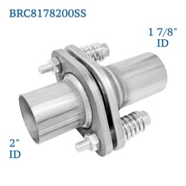 Bear River Converters 1 7/8" 1.875" x 2" Exhaust Muffler Flange Pipe Repair Spherical Joint for Toyota