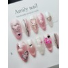 Heart, Cloud [Handmade Nail Tip] Emily Nail - Short Oval