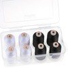New brothread 4 White + 4 Black Polyester Sewing Machine