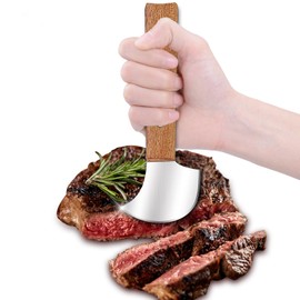 Fstcrt Rocker Knife, One-Handed Steak Rocker Knife for Disabled