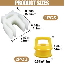 Alpinleux 3 Pcs Shifter Cable Bushing, Shifter Bushing, Shift Linkage Bushing, Shift Cable Bushing Repair Kit for Chevy for Silverado 1500 2500 3500 4.3L 5.3L 6.0L 6.2L 6.6L