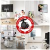 AOKCOS Rolling TV Stand - Mobile TV Stand on Wheels
