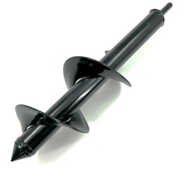 ST TS Earth Drill, For Gardening, Earth Auger, Hexagonal Drill Bit, Impact Wrench, Lawn, Drilling, Adapter Bit (03, 8 x 30 cm)