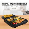 OVENTE Sandwich Maker and Hamburger Grill Machine with Non-Stick Griddle