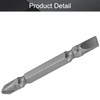 Utoolmart 2Pcs Magnetic Double Head Screwdriver Bits PH2/SL6, 1/4 Inch