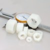 FEEIMOL Nylon Hex Nuts Hex Nut Plastic Nuts White M10