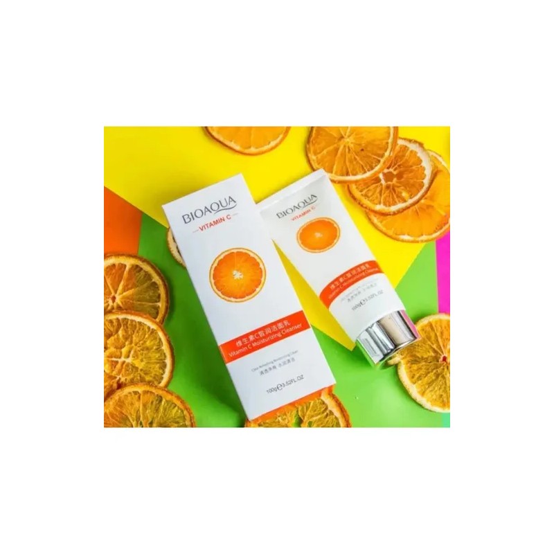 Limpiador Facial Bioaqua Vitamina C Aclara Unifica Manchas