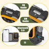 Tendak AM FM Radio with Best Reception, Bluetooth Portable AM