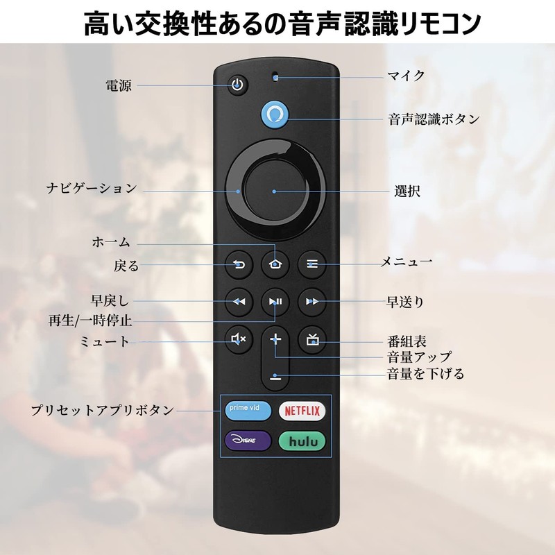 TV Remote Control with Voice Recognition Function Remote Control with