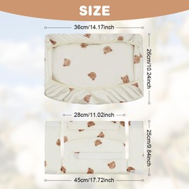 Vicloon High Chair Cushion, Chair Seat Covers with Cute Graphics, Easy to Fit, Fully Wipe Clean, Highchair Pad for Stokke Tripp Trapp High Chairs