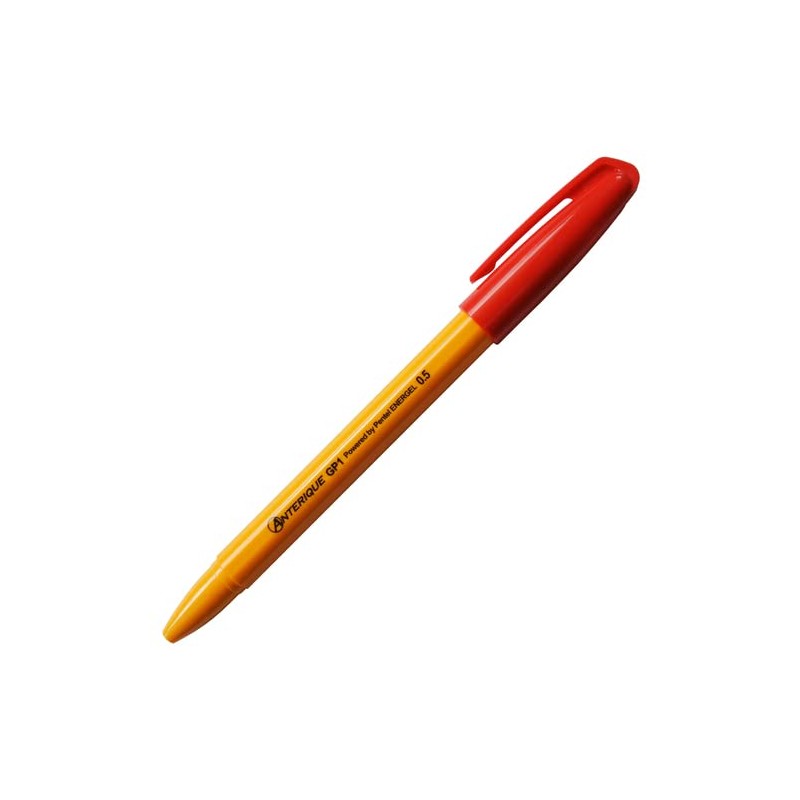 Antelic Gel Ink Ballpoint Pen, 0.5, Red, GP1-5R