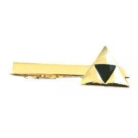 Novelty Jewelry Legend of Zelda Triforce Triangle Tie Clip Bar Men Accessories Dress Shirt Tie