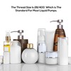 Elegant Flat Top Stainless Steel Soap and Lotion Dispenser Pumps,