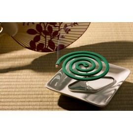 Mosquito Repellent, Made of Citronella Essential Oil, 16 Coils & 4 Coil Stands