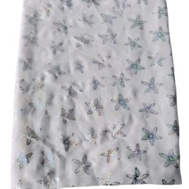 FAIRYGATE Loop Scarf for Women Delicate Pattern as Perfect Summer Accessory Tube Circle Infinity Scarves Wrap White 55030