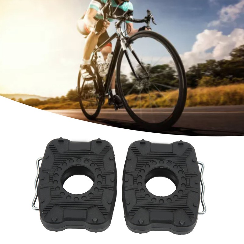1 Pair Bike Clipless Pedal to Flat Pedal Converter Road