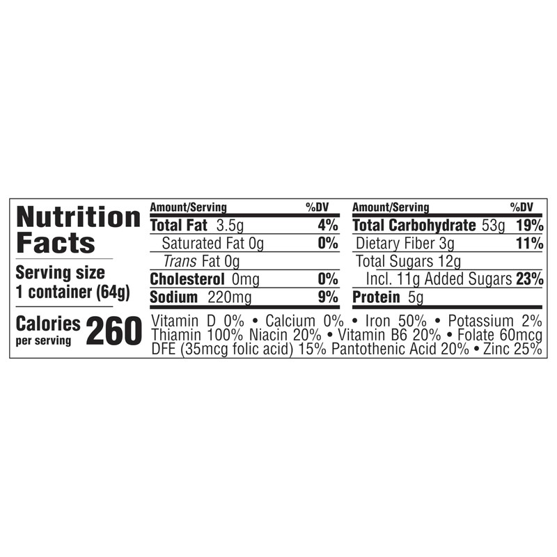 Post Oreo Puff Cereal Cup, Chocolate Cereal, 1 oz cup