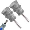 KITGUARD Diamond Dremel Dog Nail Grinder Bits for Rotary Tool-1/8''