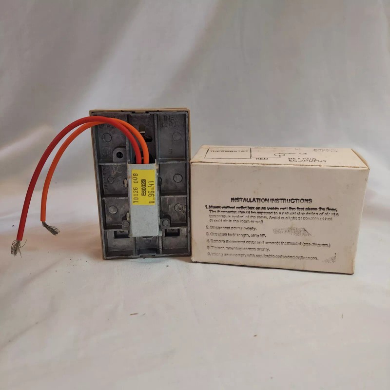 Sunne Controls TD126 Line Voltage Bi-metal Mech. Thermostat Heat New