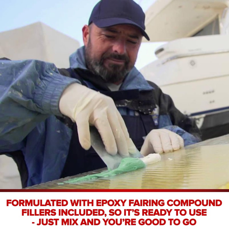 MAS Epoxies Fairing Compound, Pre-Filled Epoxy Fairing Compound for Fiberglass,