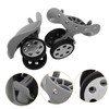 WHAMVOX 2 Pairs Silent Swivel Luggage Wheels, Universal Fit, 360-Degree