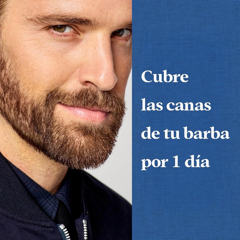 Just For Men Retoque Instantáneo Canas y Cejas, Castaño Medio,