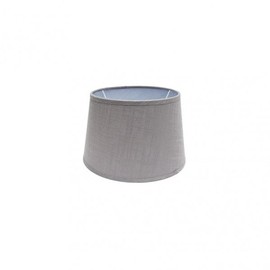 Zarivy Agueda E27 Lampshade in Elegant Grey with Open Tapered Design Measures 20cm Diameter, 15cm Depth and 12cm Height. Perfect for Stylish Lighting