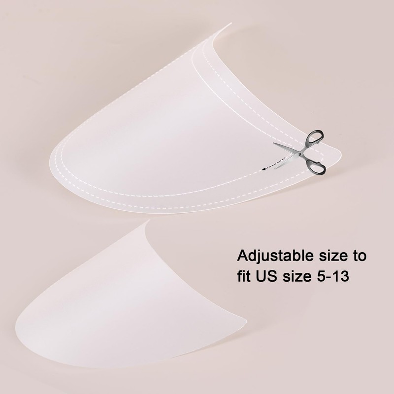 lasuroa 10 Pairs Plastic Shoe Tree Stretcher Inserts, Transparent Shoe