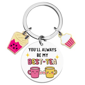 Christmas Presents for Best Friend Bestie Gifts Best Cute Friendship Keychain Bestie Birthday Gifts for Women Best Friend Keychain for BBF Girls Long Distance Friendship Gift Bestfriend Gift Ideas