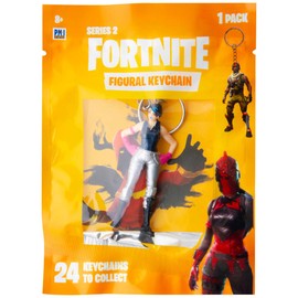 Fortnite PMI-3564-2 3D Key Ring, Different Characters, for Collecting and exchanging, Approx. 7 cm, Assorted, Multicoloured, Standard Size