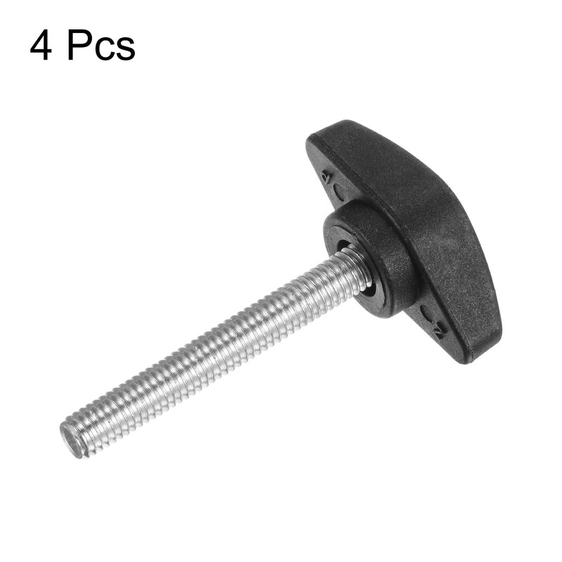 QUARKZMAN Pack of 4 Thumb Screws M6 x 45 mm