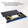 High-Performance 24 Duplex 48 Port LC-OS1 Rack Mount Fiber Enclosure