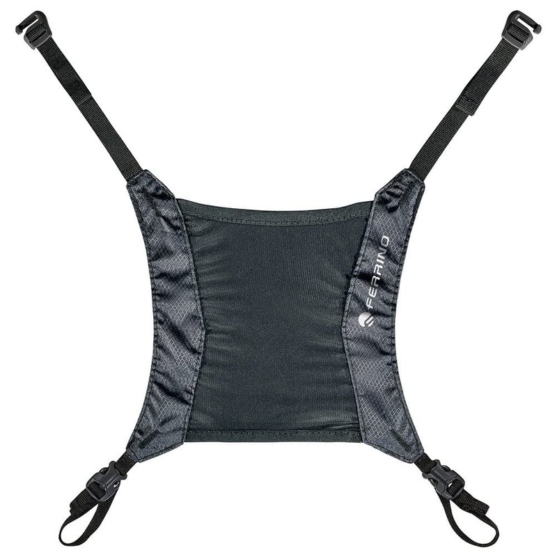 Ferrino Helmet Holder Helmet Holder for Backpack, Black, Única