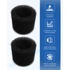 2-1/2 in CMXZVBE38660 Vacuum Muffler Foam Silencer Diffuser Fit for