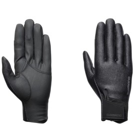 Shimano 03 Titanium Alpha Gloves Fingerless GL-052Y Charcoal Tweed XL