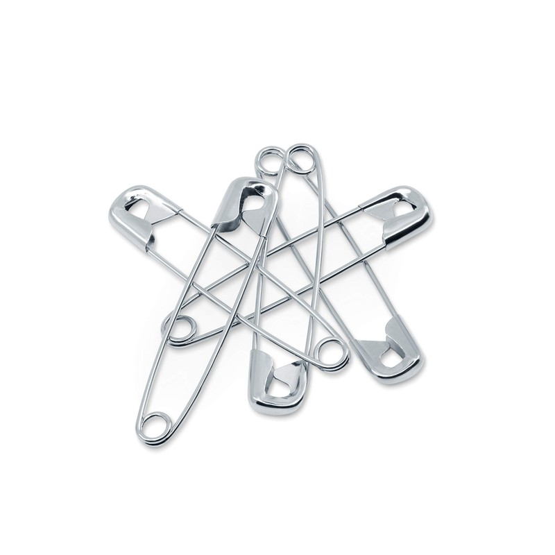 Dritz 72-3 Safety Pins, Size 3 (5-Count), Nickel