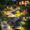 Ahaorigin 12 Pack Solar Pathway Lights Outdoor, 12 Brighter LED