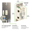 Enbrighten Almond Z-Wave Plus Smart Light Switch with QuickFit and