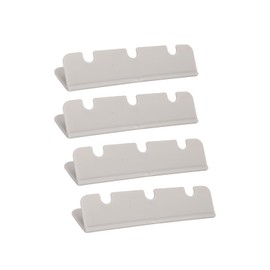 4Pcs Inflatable Boat Seat Hook,Portable PVC Boat Seat Hook Clip Bracket for Inflatable Rubber Dinghy Raft Yacht Kayak Rowing Boat (Grey)