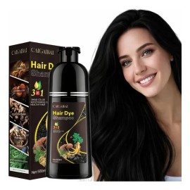 Shampoo Tinte 3 En 1 Cubre Canas 500ml Color Negro