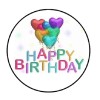Unbranded 48 Happy Birthday #11!!!  ENVELOPE SEALS LABELS STICKERS 1.2" ROUND